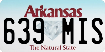 AR license plate 639MIS