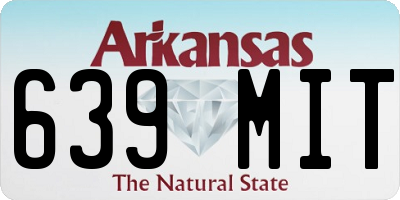 AR license plate 639MIT