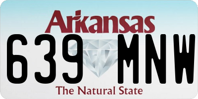 AR license plate 639MNW