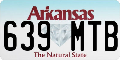 AR license plate 639MTB
