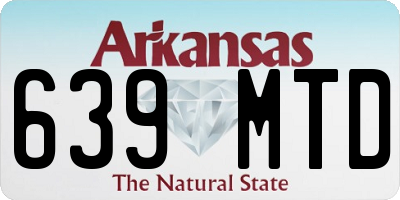 AR license plate 639MTD