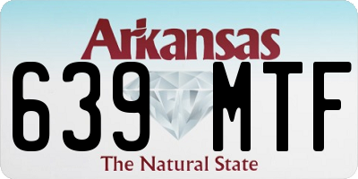 AR license plate 639MTF