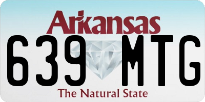 AR license plate 639MTG