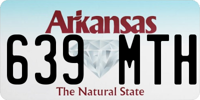 AR license plate 639MTH