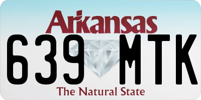 AR license plate 639MTK