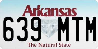 AR license plate 639MTM