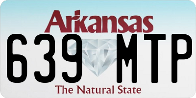 AR license plate 639MTP