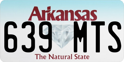 AR license plate 639MTS