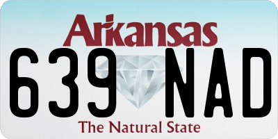 AR license plate 639NAD