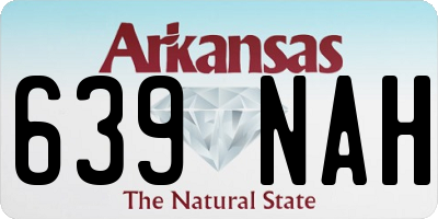 AR license plate 639NAH