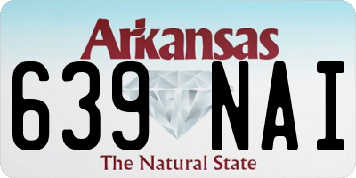 AR license plate 639NAI