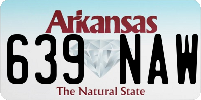 AR license plate 639NAW