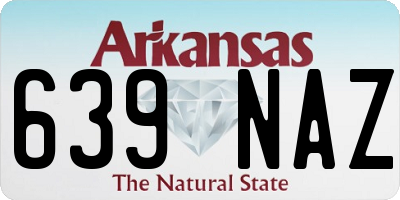 AR license plate 639NAZ