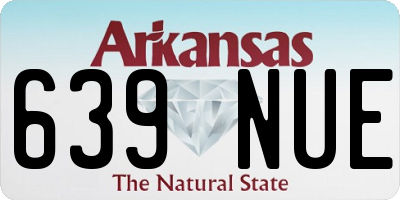 AR license plate 639NUE