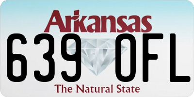 AR license plate 639OFL