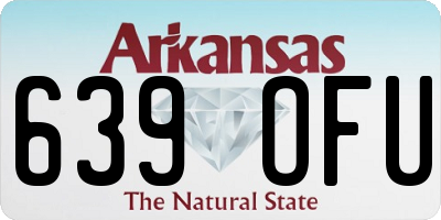 AR license plate 639OFU