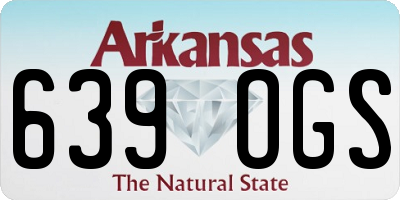 AR license plate 639OGS