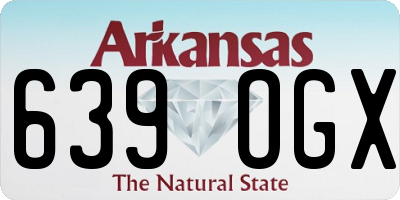 AR license plate 639OGX