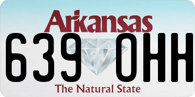 AR license plate 639OHH