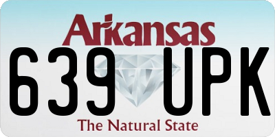 AR license plate 639UPK