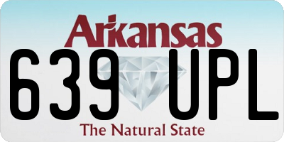 AR license plate 639UPL