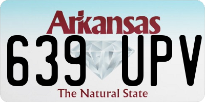 AR license plate 639UPV