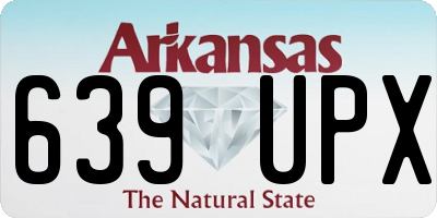 AR license plate 639UPX