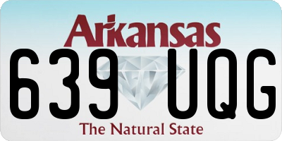 AR license plate 639UQG