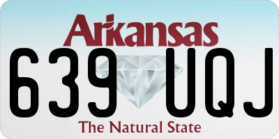 AR license plate 639UQJ