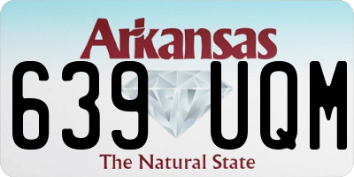 AR license plate 639UQM