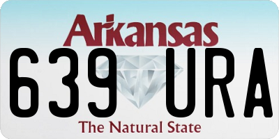 AR license plate 639URA