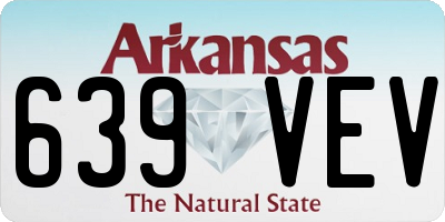 AR license plate 639VEV