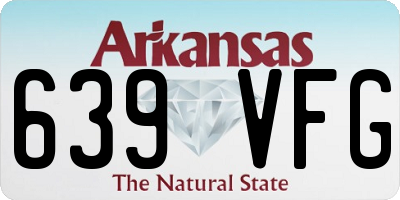 AR license plate 639VFG