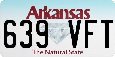 AR license plate 639VFT