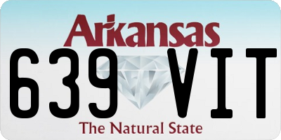 AR license plate 639VIT
