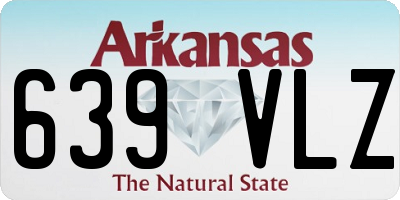 AR license plate 639VLZ