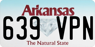 AR license plate 639VPN
