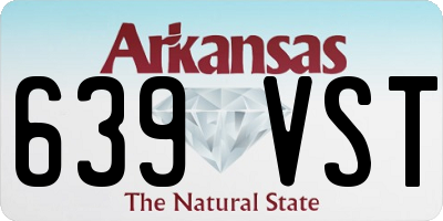 AR license plate 639VST
