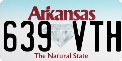 AR license plate 639VTH