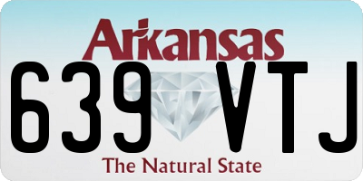 AR license plate 639VTJ
