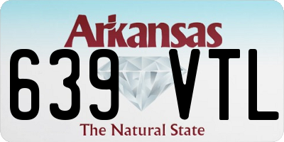AR license plate 639VTL