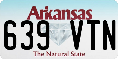 AR license plate 639VTN