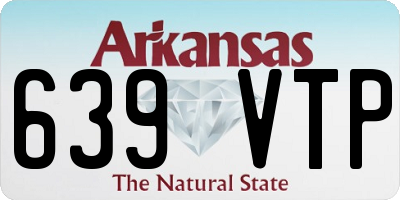 AR license plate 639VTP