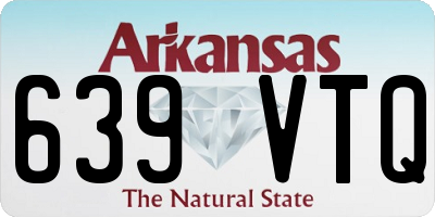AR license plate 639VTQ