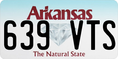 AR license plate 639VTS
