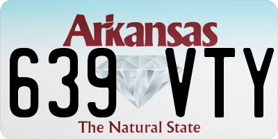 AR license plate 639VTY