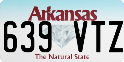 AR license plate 639VTZ