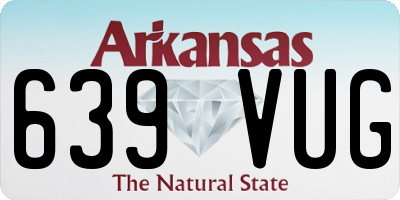 AR license plate 639VUG