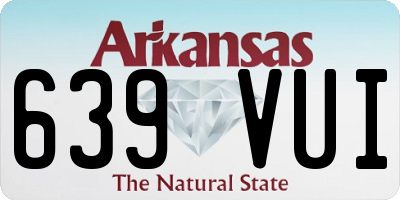 AR license plate 639VUI