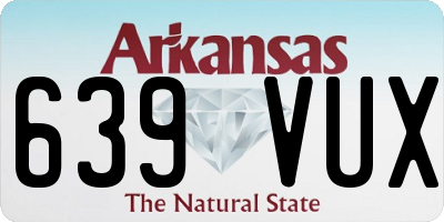 AR license plate 639VUX